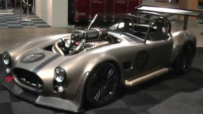 Magnus Jinstrand's custom supercharged Mercedes V-12 Shelby Cobra