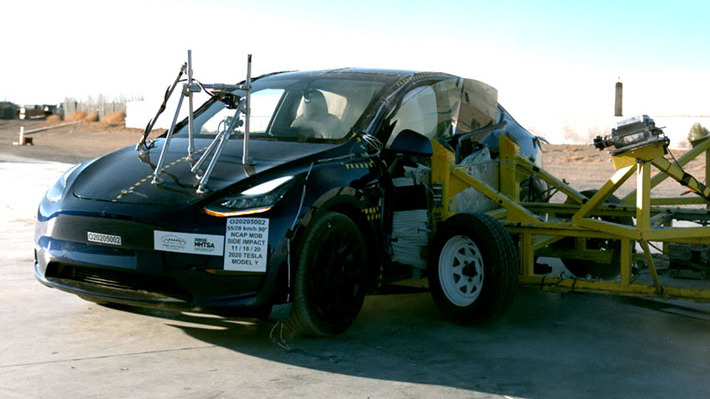 2021 Tesla Model Y  -  U.S. NCAP crash-testing