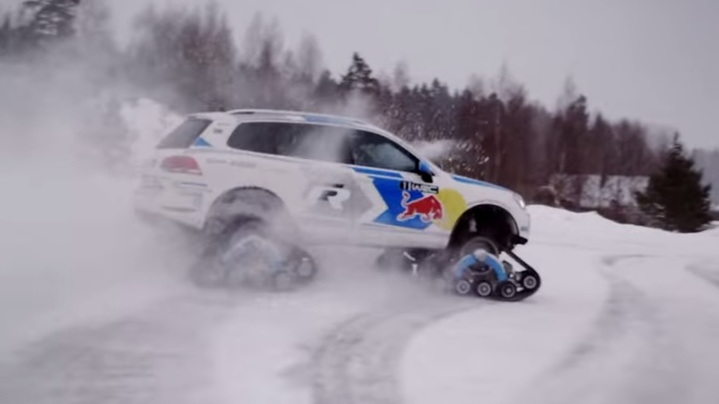 Volkswagen Snowareg gets fans ready for Rally Sweden