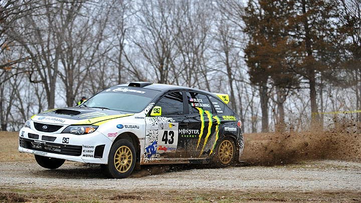 Subaru at the 2009 100 Acre Woods Rally