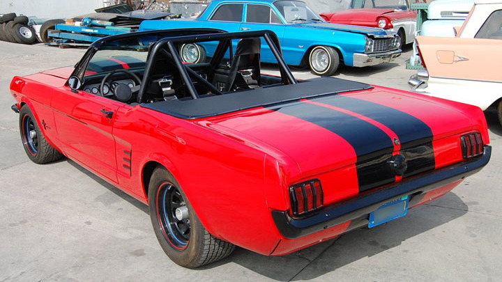Custom 1966 Ford Mustang previously owned by Charlie Sheen