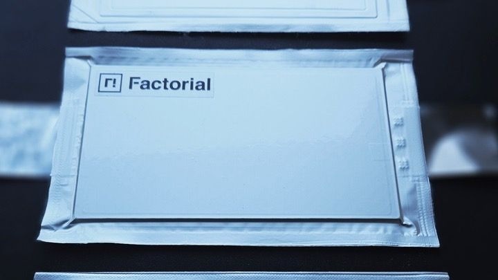 Factorial solid-state battery cell