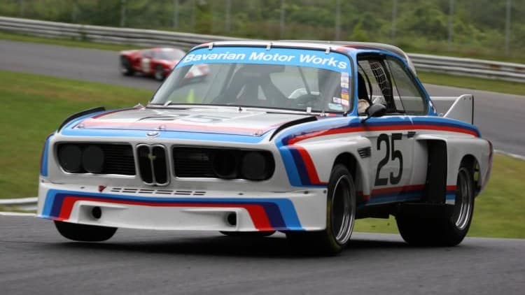 The 1975 BMW 3.0 CSL, to be driven by BMW NA CEO Ludwig Willisch