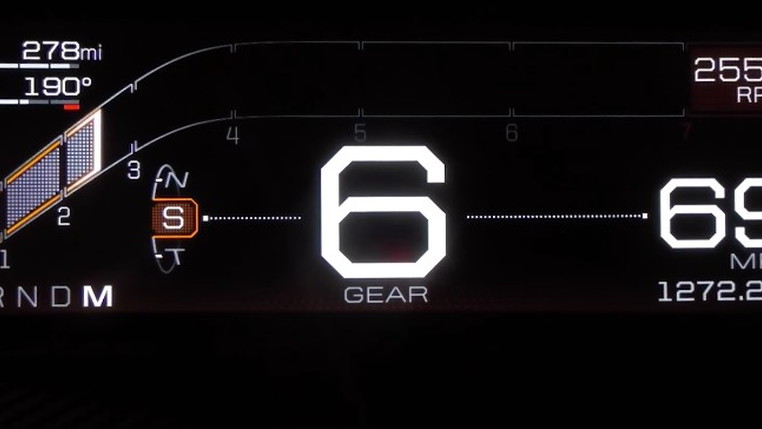 Ford GT gauge cluster offers multiple views based on your driving mode
