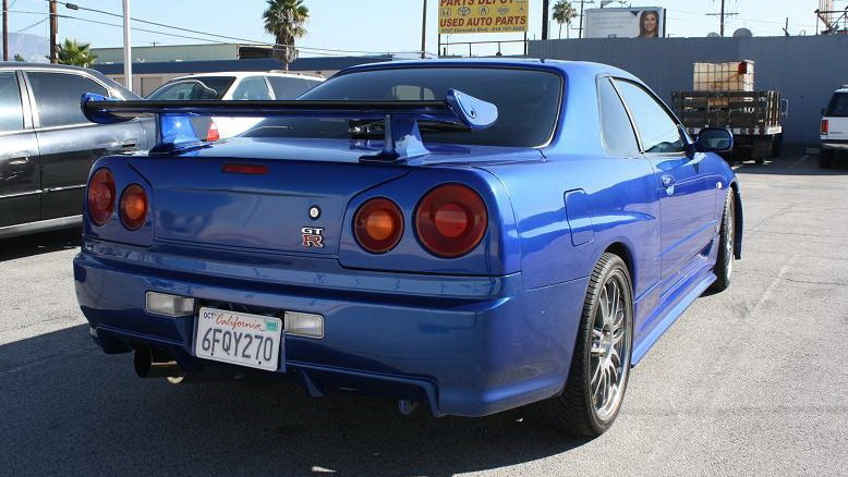 R34 Nissan Skyline GT-R replica used in Fast and Furious 4