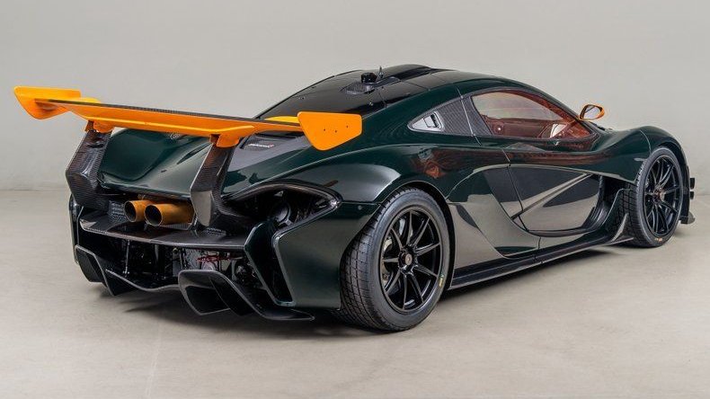 mclaren p1 dark green