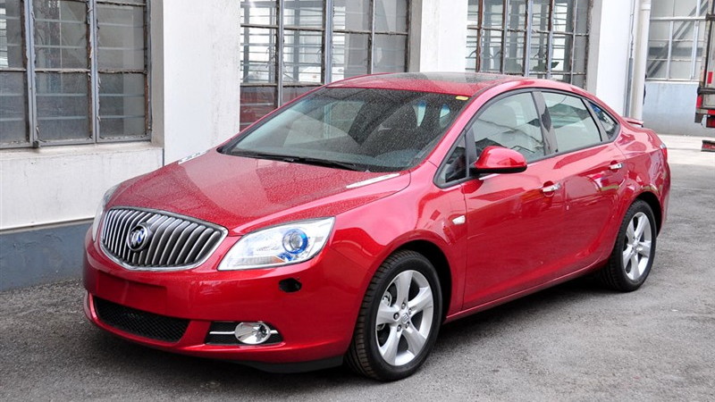 Chinese-market Buick Excelle compact sedan undisguised