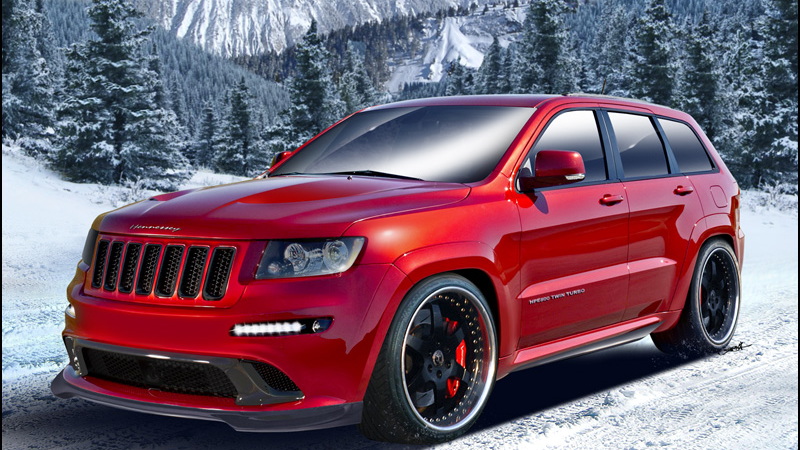 Hennessey HPE800 Twin Turbo Jeep