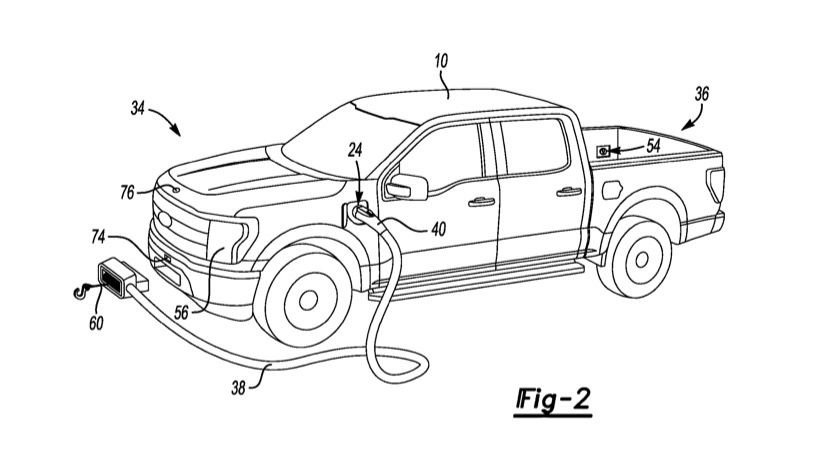 Ford EV winch patent image