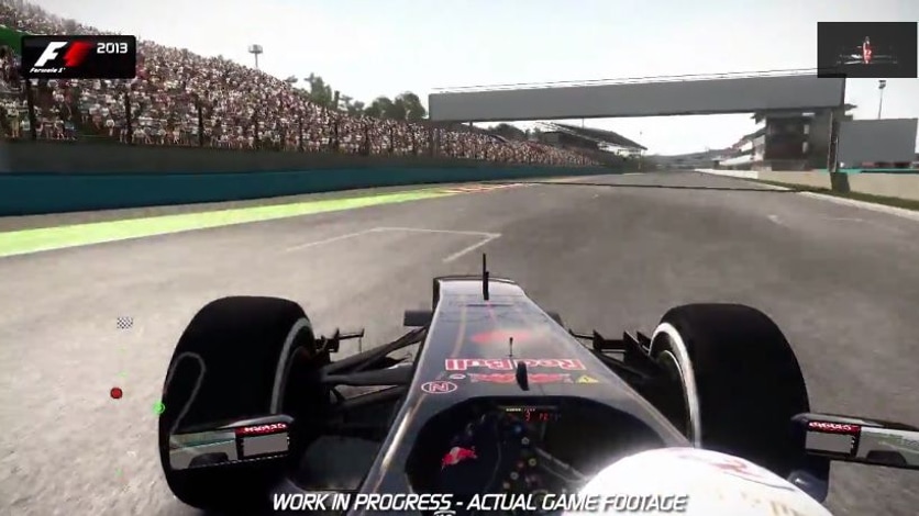 F1 2013 in-game footage at the Hungaroring