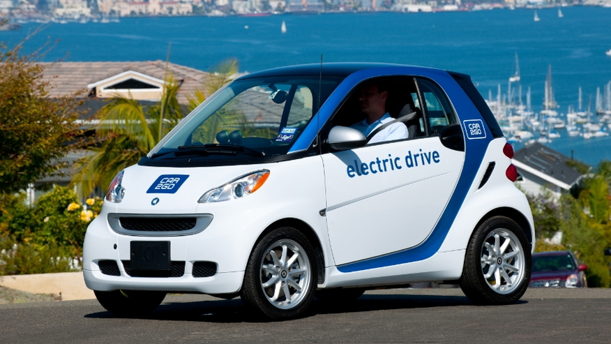 Car2Go Smart ForTwo Electric Drive in San Diego