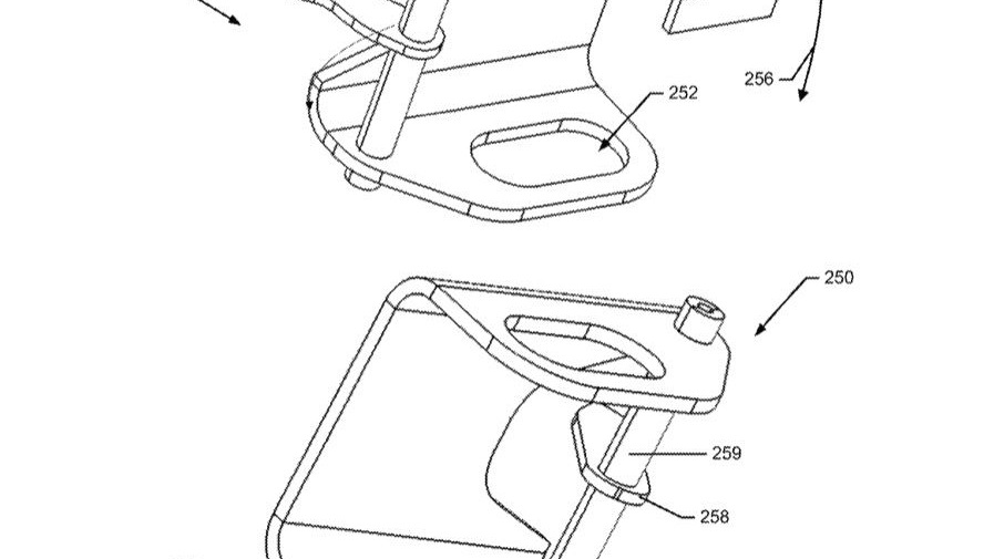 Ford pivoting trailer hitch patent image