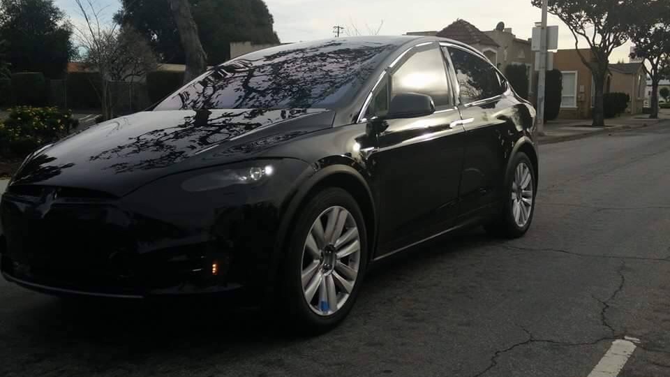 Tesla Model X prototype photographed on test, California, Feb 2015. Photo by Simerjit Dhaliwal.