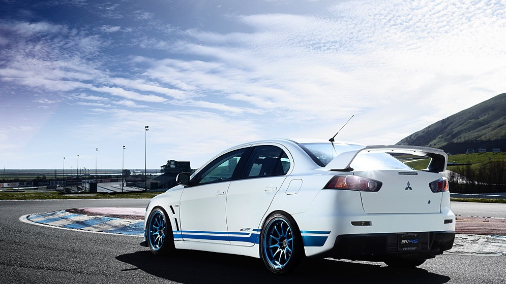 The 311RS Mitsubishi Evo X - image: Nate Hassler for 311RS