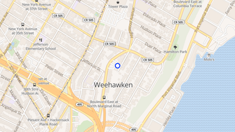 Map for Hamilton House - Weehawken, NJ