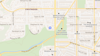 Map for Crestwood Apartments - Washington, DC