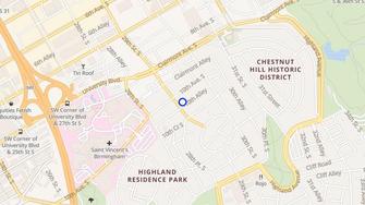 Map for The Blackstone - Birmingham, AL