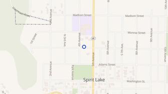 Map for Maple Tree Court - Spirit Lake, ID