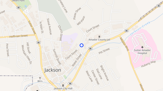 Map for Jackson Creek Apartments - Jackson, CA