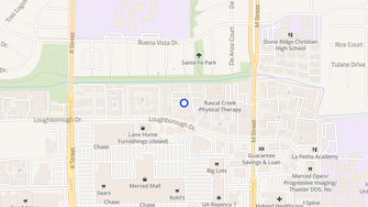 Map for Laural Glenn Apartments - Merced, CA