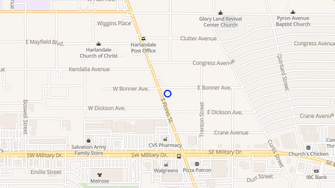 Map for Capital Motel - San Antonio, TX