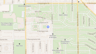 Map for 500-510 East Michigan Avenue - Urbana, IL