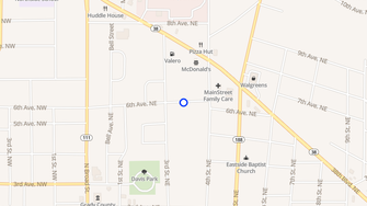 Map for Hunters Glen Apartments - Cairo, GA