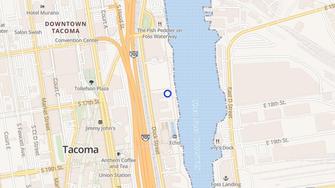 Map for Thea's Landing - Tacoma, WA