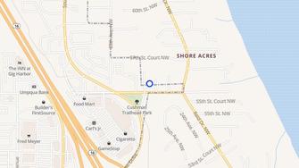 Map for Colvos Terrace Apartments - Gig Harbor, WA