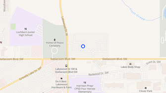 Map for Echelon Apartments - Lakewood, WA
