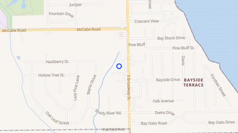 Map for Bayou Villa Apartments - La Porte, TX