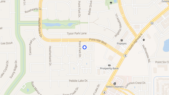 Map for Hampton Hill Apartments - Houston, TX
