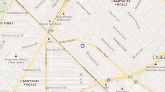 Map for Fleetwood Village - Hyattsville, MD