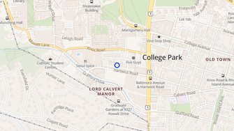 Map for College Park Towers  - College Park, MD