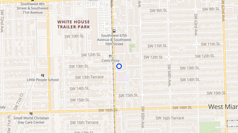 Map for Ludlam Plaza Apartments - West Miami, FL