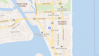 Map for Byron Hall Apartments - Miami, FL
