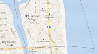 Map for Beach Club Apartments - Bal Harbour, FL