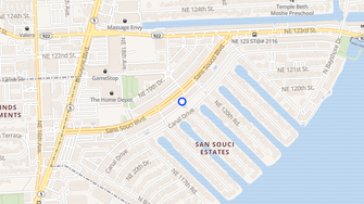 Map for Tropicana Apartments - Miami, FL