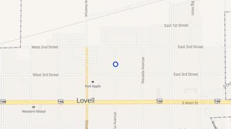 Map for Lovell Apartments - Lovell, WY