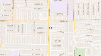 Map for Don Domingues Apartments - Carson, CA