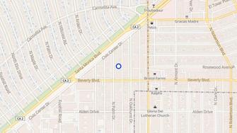 Map for Majorca Properties - Beverly Hills, CA