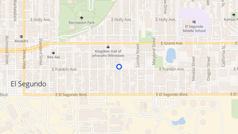 Map for El Segundo Apartments - El Segundo, CA