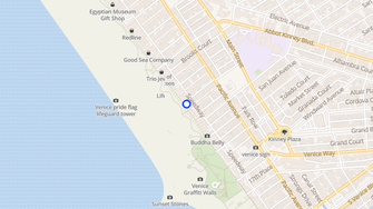 Map for Beach House Apartments - Venice, CA