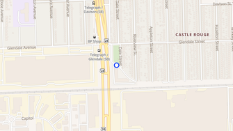 Map for Glen Cove Apartments - Detroit, MI