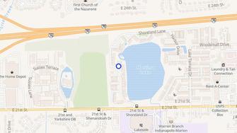 Map for The Marina - Indianapolis, IN