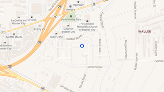Map for Mission Village - Bossier City, LA