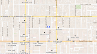 Map for La Ventana Apartments - Los Angeles, CA