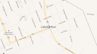 Map for Lake Arthur Housing Authority - Lake Arthur, LA
