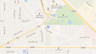 Map for Deerwood Apartments - Gainesville, FL