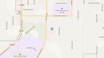 Map for Embassy Park Apartments - Dade City, FL